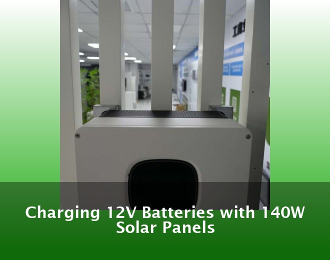 Charging 12V Batteries with 140W Solar Panels